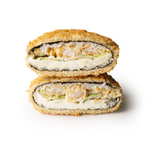 A6. Sushi burger su krevetėmis